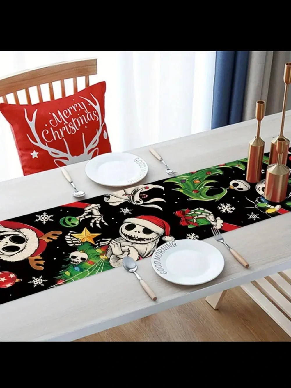 Nightmare Before Christmas Table Runner